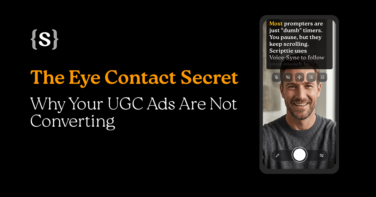 The Eye Contact Secret: Why Your UGC Ads Are Not Converting